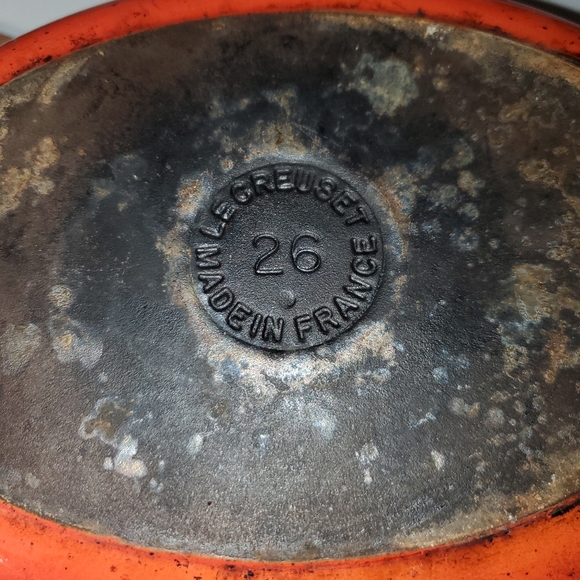 Le Creuset Other Vintage Le Creuset Flame Orange Dutch Oven Size 26